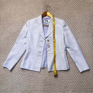 Tailored Blue Suit Jacket with Classic Lapel